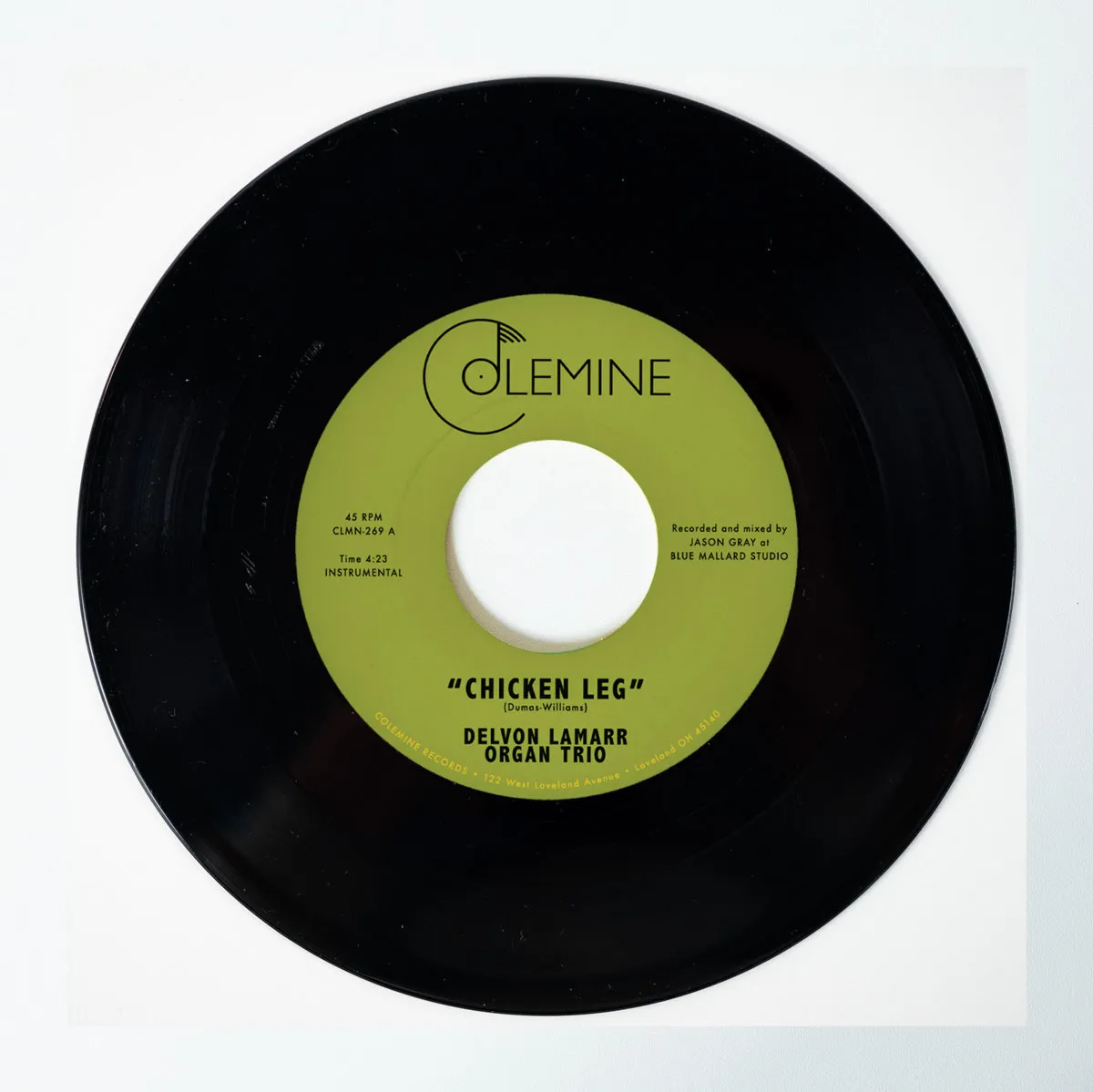 Delvon Lamarr Organ Trio - Chicken Leg / If I Could : 7inch