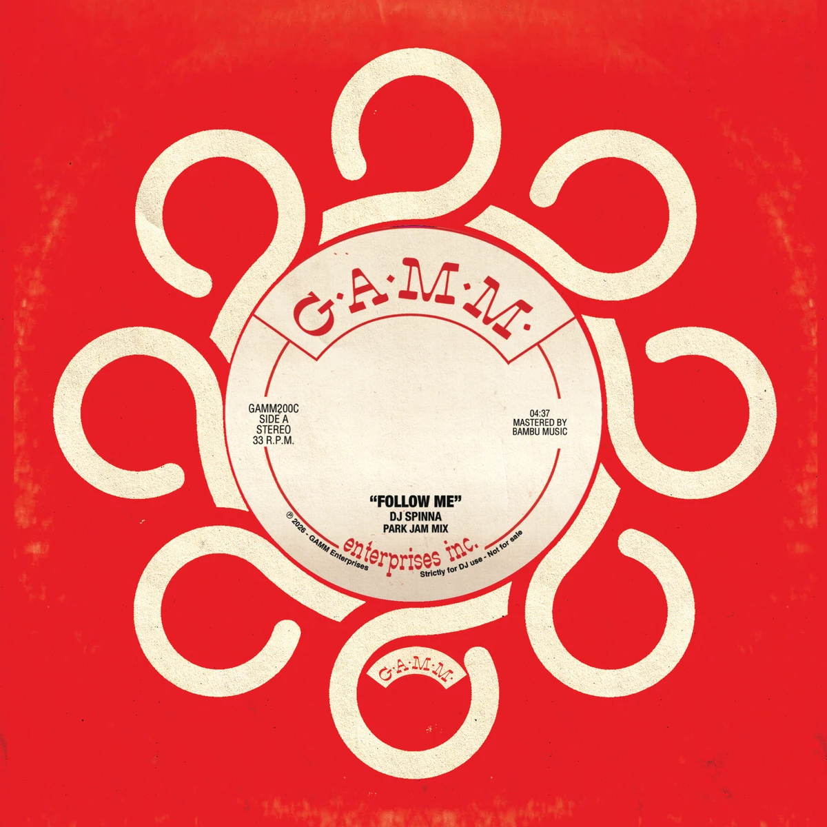 DJ Spinna - Follow Me : 7inch
