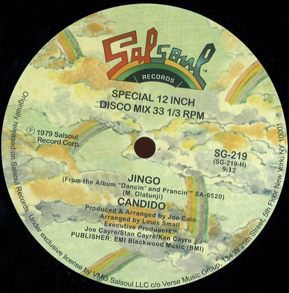 Candido - Jingo / Thousand Finger Man : 12inch