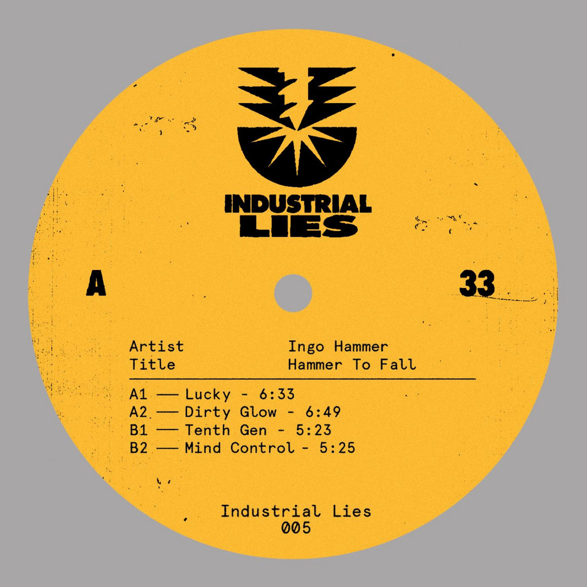 Ingo Hammer - Hammer To Fall : 12inch