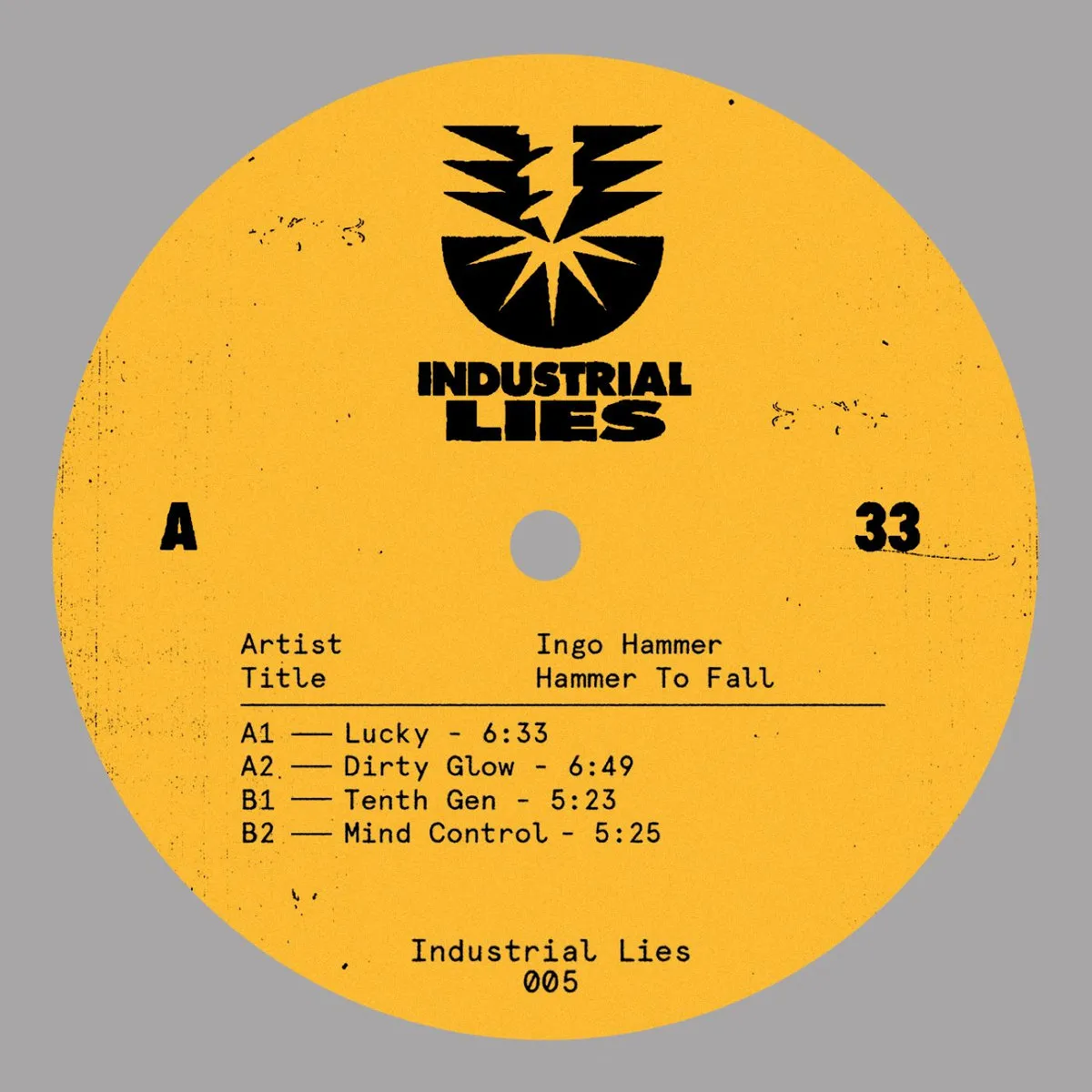 Ingo Hammer - Hammer To Fall : 12inch