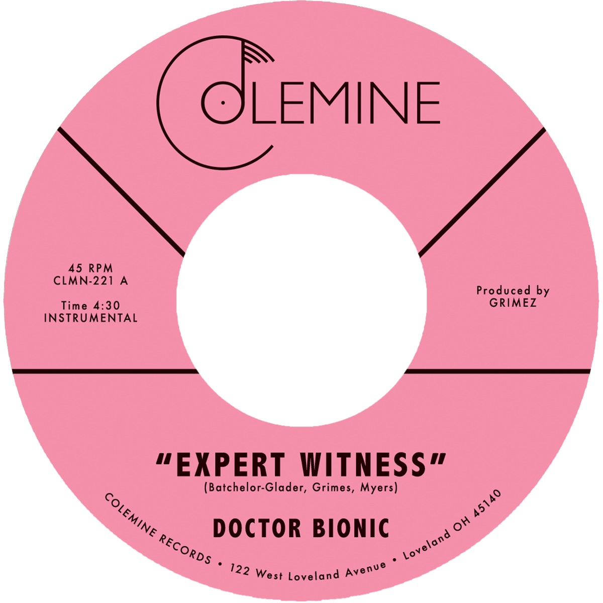 Doctor Bionic - Expert Witness b/w Mistake : 7inch