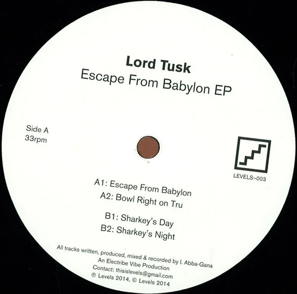 Lord Tusk - Escape From Babylon EP : 12inch