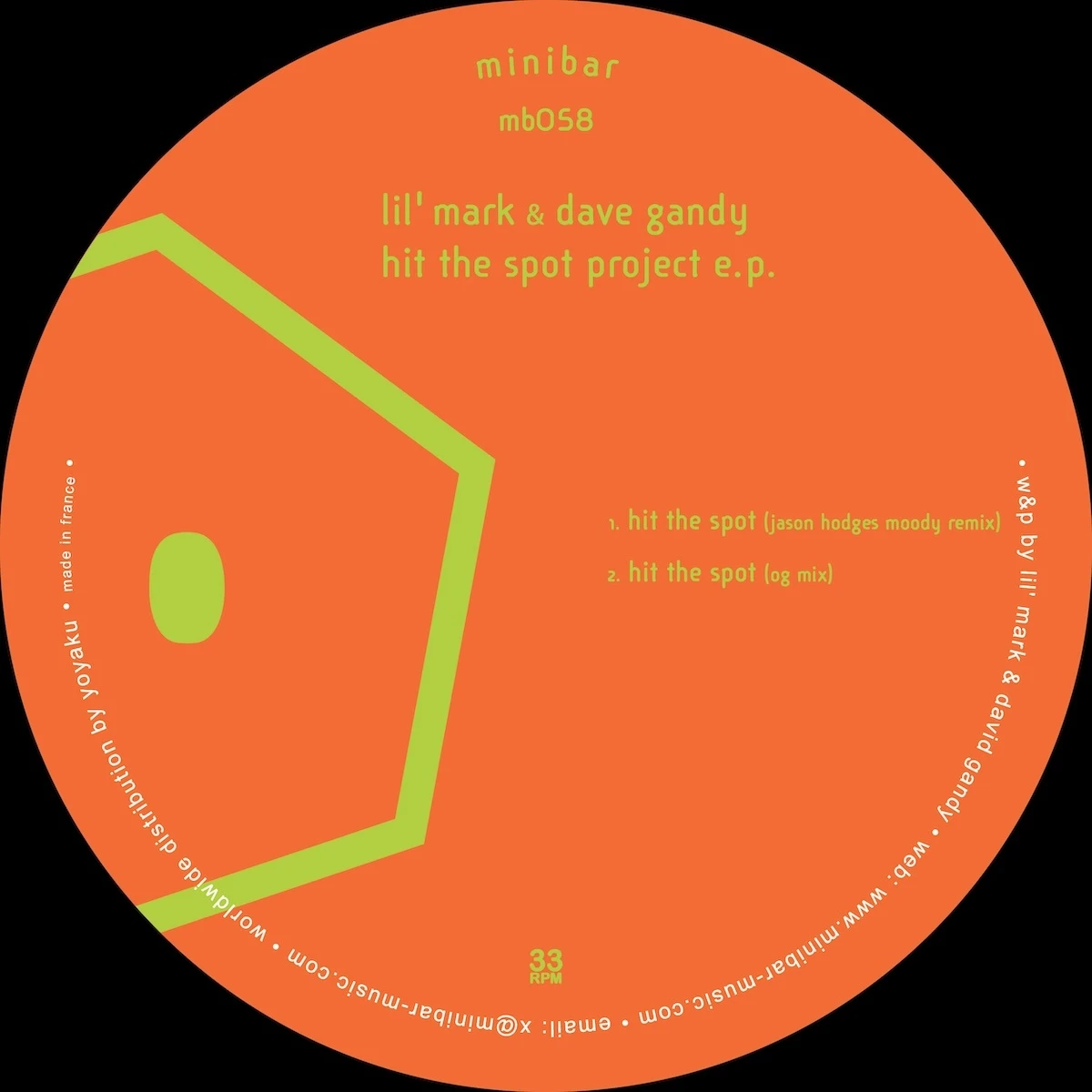 Lil' Mark & Dave Gandy - Hit the Spot Project E.P. : 12inch
