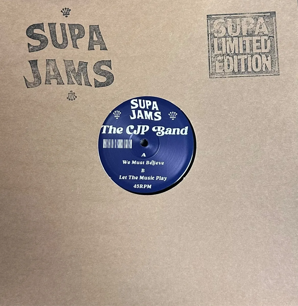The CJP Band - We Must Believe : 12inch