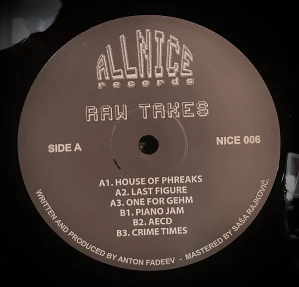 Raw Takes - House Of Phreaks : 12inch