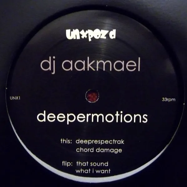 DJ Aakmael - Deepermotion : 12inch
