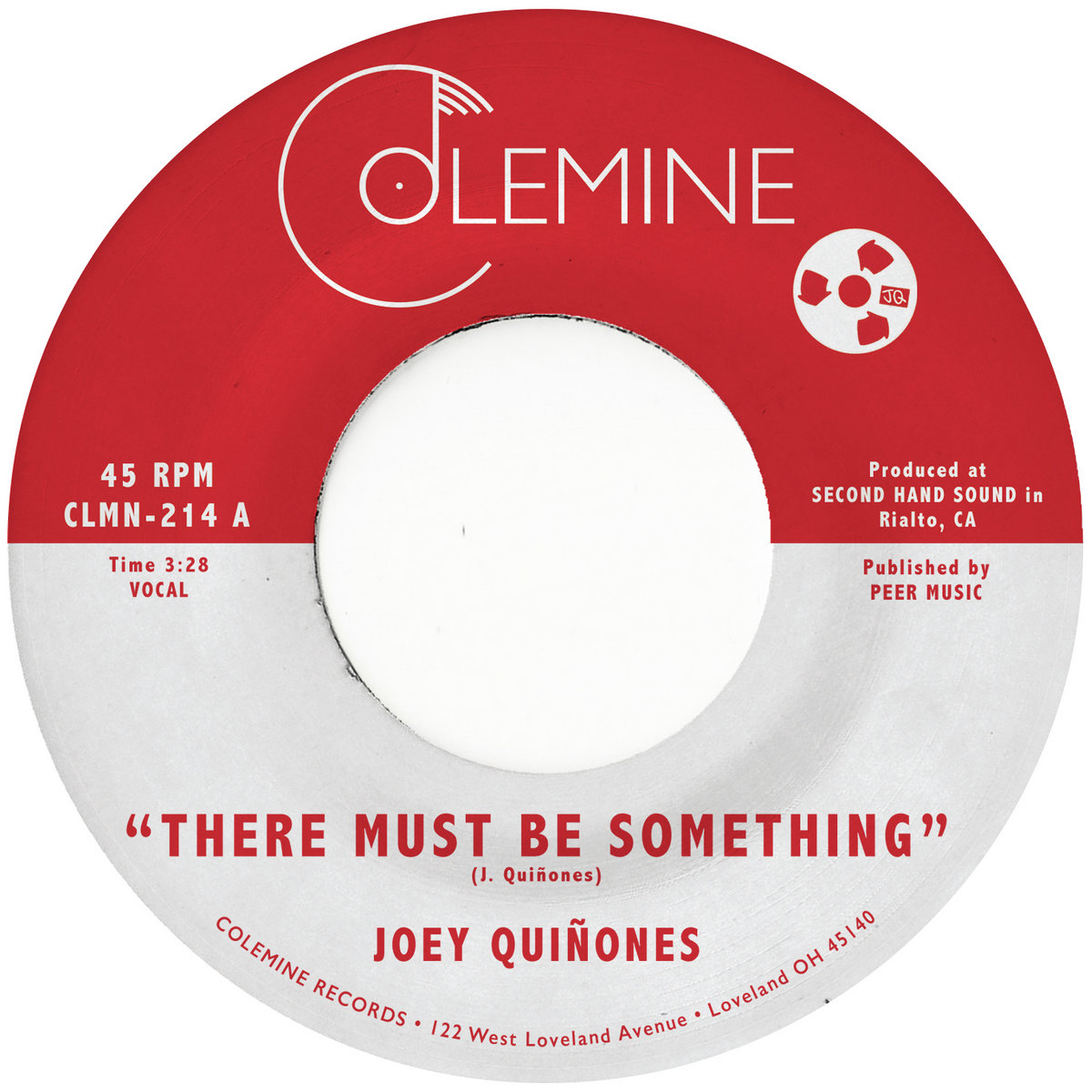 Joey Quinones - There Must Be Something (Clear Vinyl) : 7inch(Black)