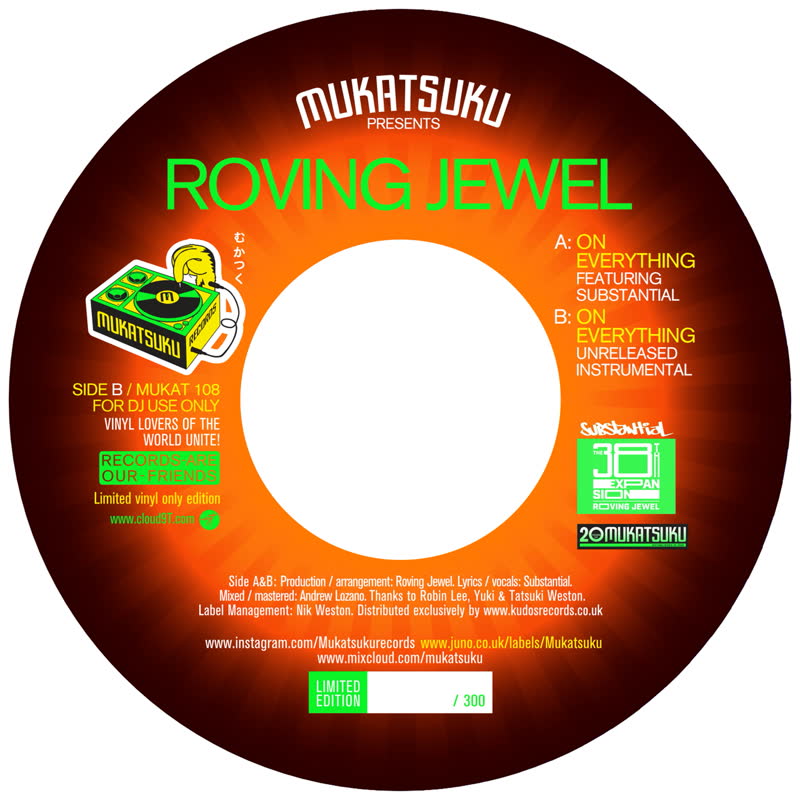 Roving Jewel - On Everything (feat. Substantial) : 7inch