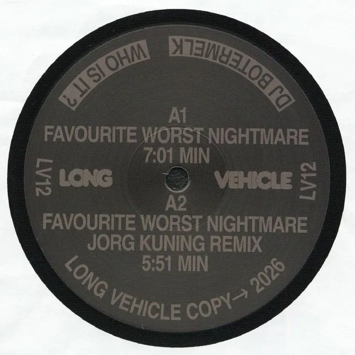 DJ Botermelk - Who Is It? (incl. Jorg Kuning Remix) : 12inch