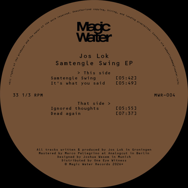 Jos Lok - Samtengle Swing EP : 12inch