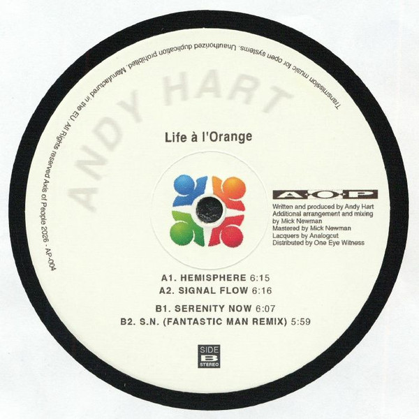 Andy Hart - Life À L'Orange : 12inch