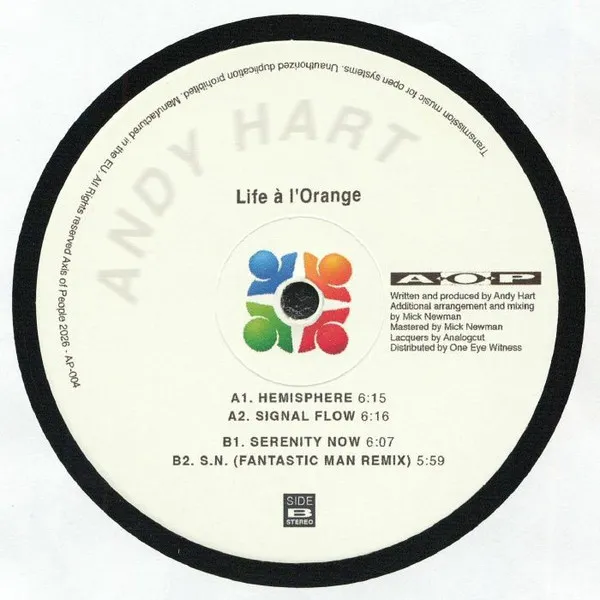 Andy Hart - Life À L'Orange : 12inch
