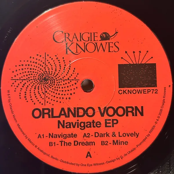 Orlando Voorn - Navigate EP : 12inch