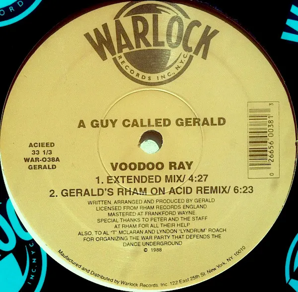 A Guy Called Gerald - Voodoo Ray : 12inch