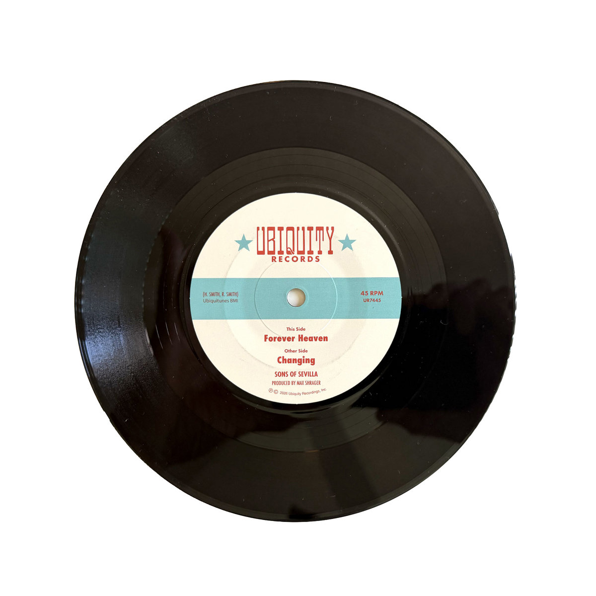 Sons of Sevilla - Forever Heaven b/w Changing : 7inch