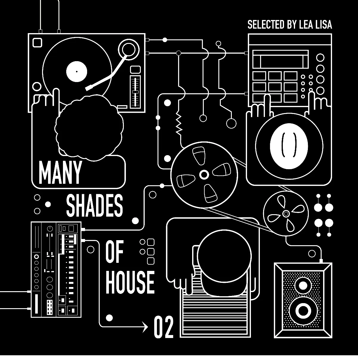 VA - Many Shades Of House (Selected By Lea Lisa) Vol.2 : 2LP