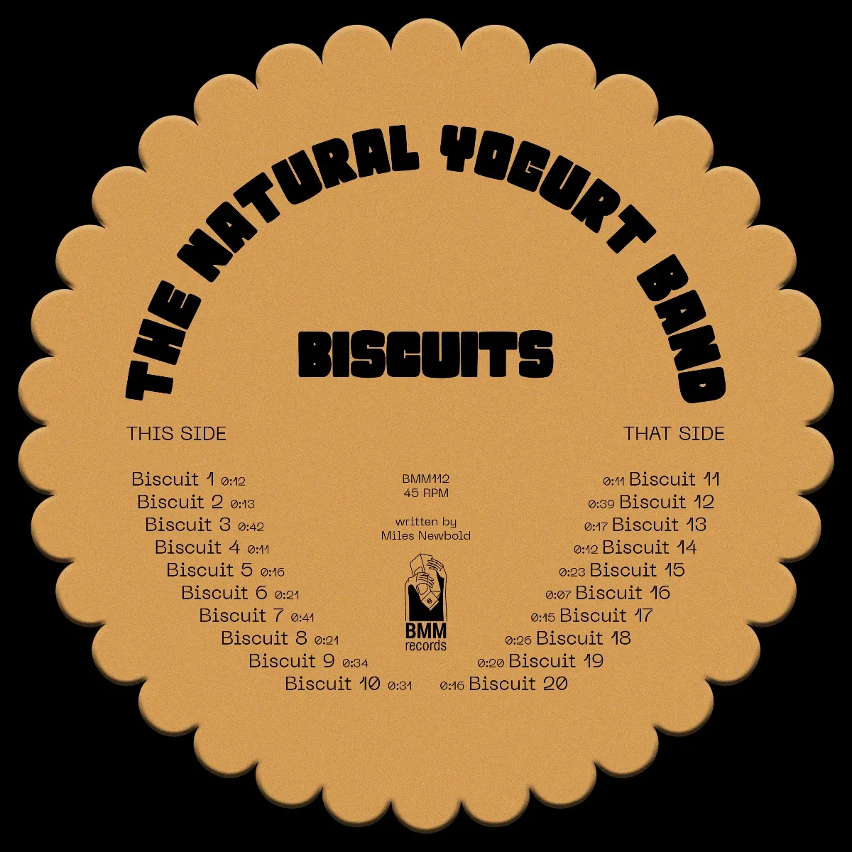 The Natural Yogurt Band - Biscuits : 7inch
