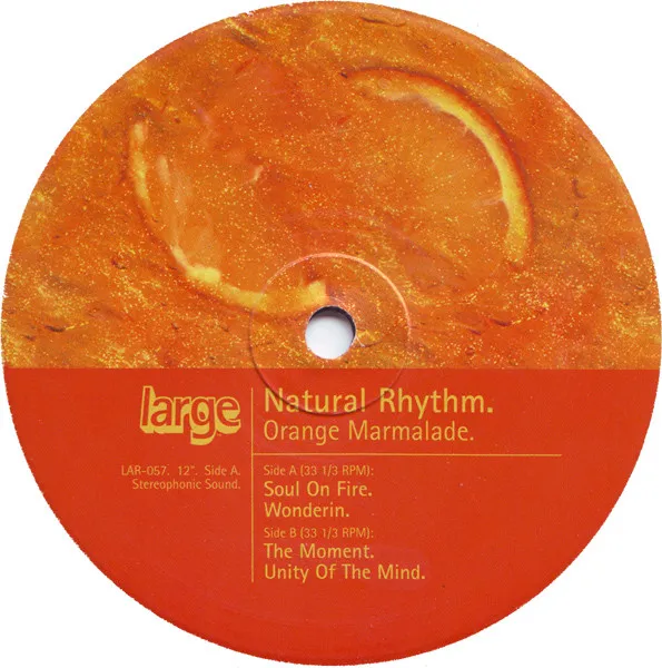 NATURAL RHYTHM - Orange Marmalade : 12inch