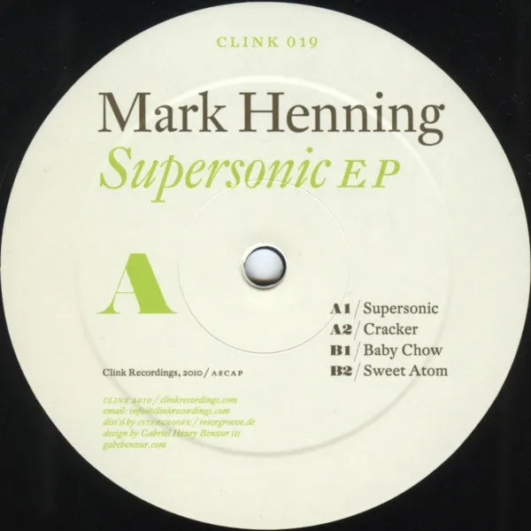 Mark Henning - Supersonic : 12inch