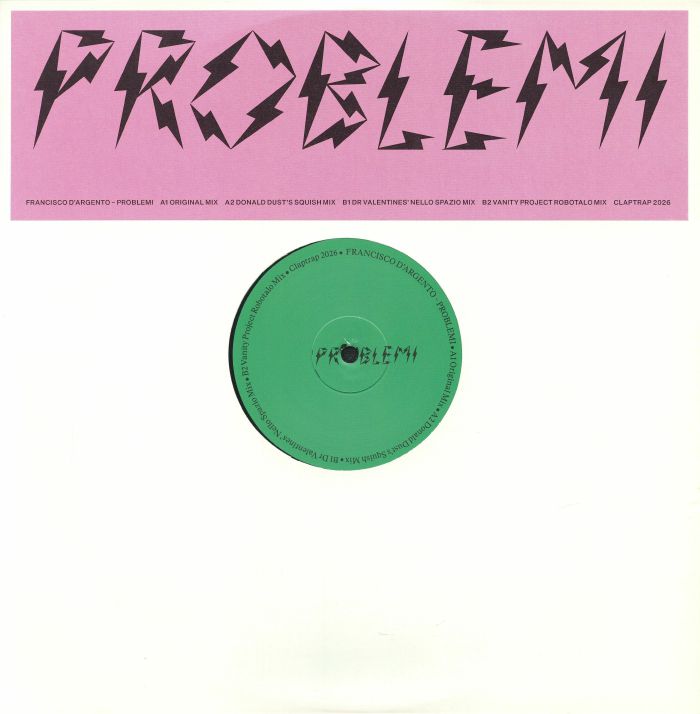 Francisco D’Argento - Problemi Remixes : 12inch