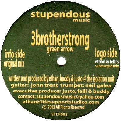 3 Brotherstrong - Green Arrow : 12inch
