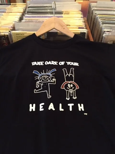 Rie Lambdoll - DOLFE and MELFE Take Care of Your Health TEE Black L size : T-SHIRT