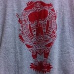 Uc East - Buffalo Tee(Gray x Red) : T-SHIRT