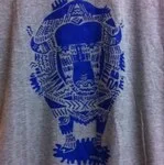 Uc East - Buffalo Tee(Gray x Blue) : T-SHIRT