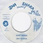Prince Alla / Jah Shaka - King Midas / Midas Dub : 7inch