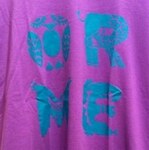 Uc East - ORME Tee (PURPLE × GREEN) : T-SHIRT