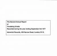 Throbbing Gristle - The Second Annual Report Of Throbbing Gristle : CD