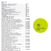 Aphex Twin - Syro : 3LP