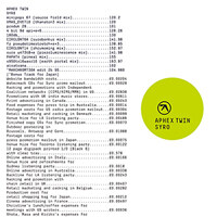 Aphex Twin - Syro