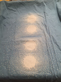 Ooioo - T SHIRT Slate Blue  Size L : WEAR