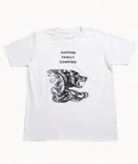 Tomoo Gokita （五木田智央） - The Sawyers / Happier Family Camping T-shirts White Size L : T-SHIRT