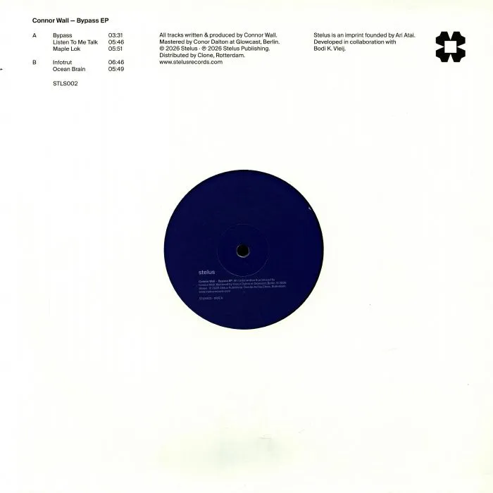 Connor Wall - Bypass EP : 12inch