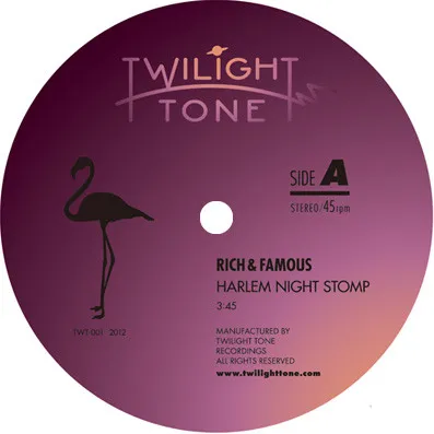 Rich & Famous Aka Deavid Soul - Harlem Night Stomp / Gold Rush Rag : 7inch