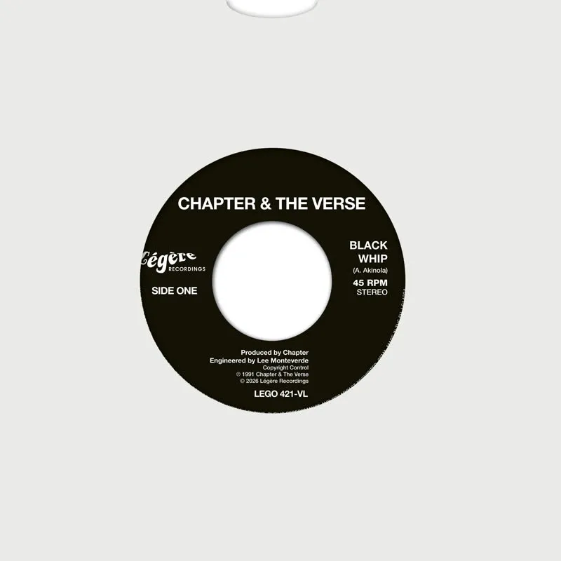 Chapter & The Verse - Black Whip : 7inch