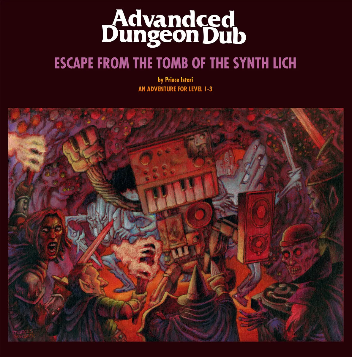 Prince Istari - Escape From The Tomb Of The Synth Lich : 12inch＋20 Page Booklet