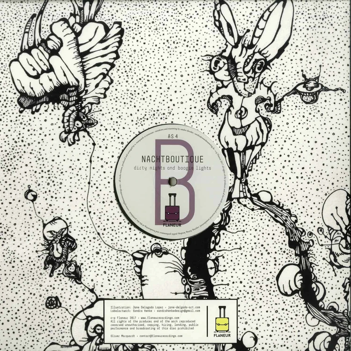 DJ Jauche - Nachtboutique - Dirty Nights and Boogie Lights Pt. 4 (lim. Reissue) : 12inch