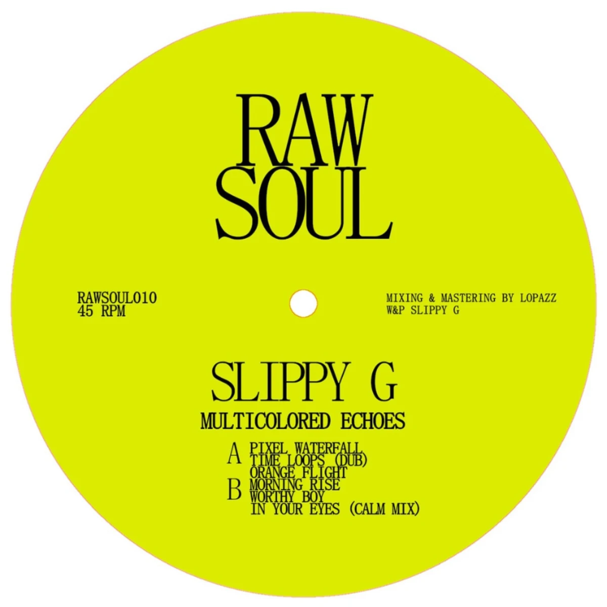 Slippy G - Multicolored Echoes EP : 12inch