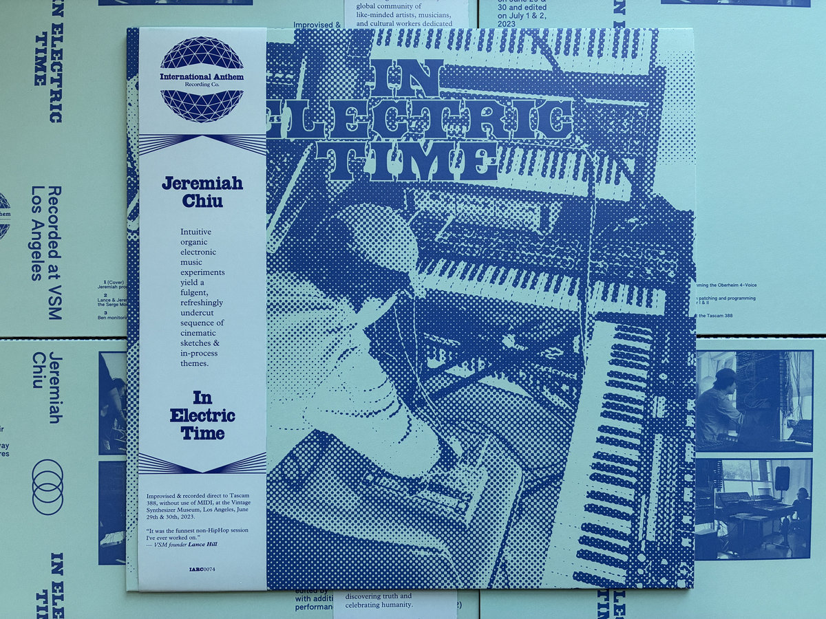 Jeremiah Chiu - In Electric Time (新ジャケット仕様) : LP