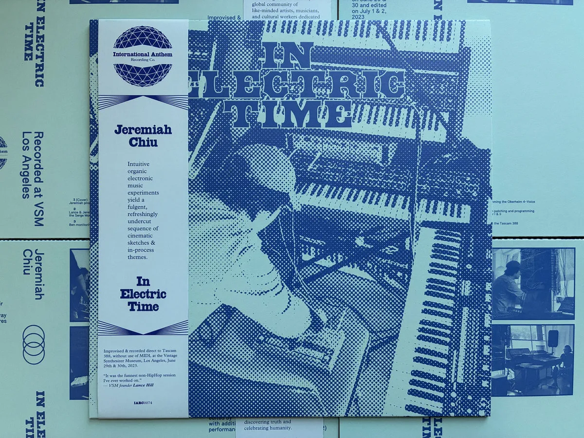 Jeremiah Chiu - In Electric Time (新ジャケット仕様) : LP