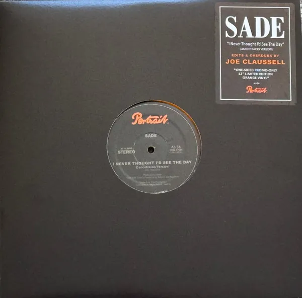 SADE - I Never Thought I'd See The Day (Dancetracks Version) : 12inch