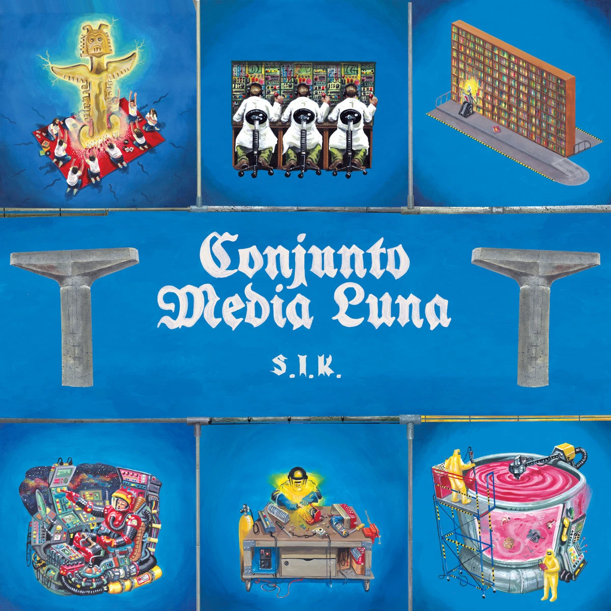 CONJUNTO MEDIA LUNA - S.I.K. (Sociedad Internacional de la Kumbia) : LP