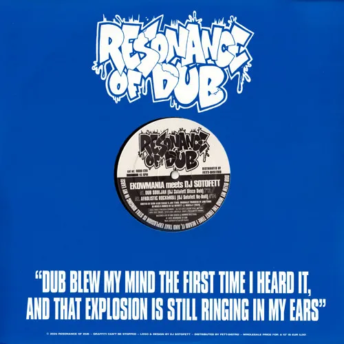 Ekowmania meets DJ Sotofett - Dub Souljah : 12inch