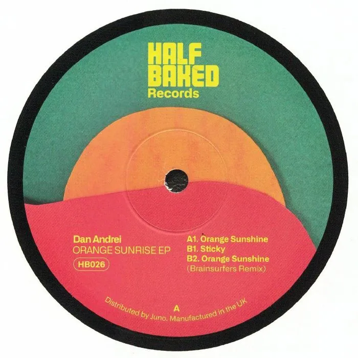 Dan Andrei - Orange Sunrise (feat Brainsurfers aka Harry McCanna/Sam Bangura mix) : 12inch