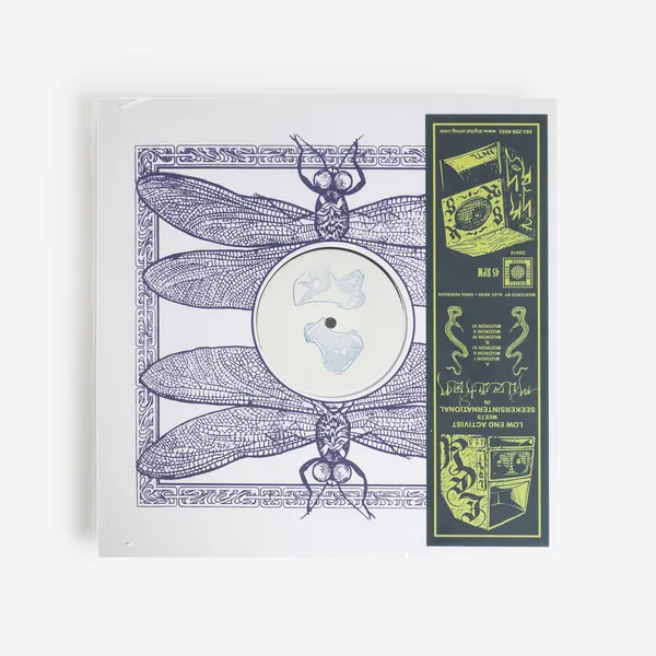 Low End Activist Meets Seekersinternational - in Muzikon : 12inch  Screen Printed sleeve & Obi Strip