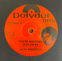 VICKI ANDERSON - You're Welcome, Stop On By / Baby, Don't You Know